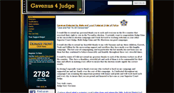 Desktop Screenshot of gavenus4judge.com