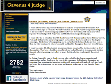 Tablet Screenshot of gavenus4judge.com